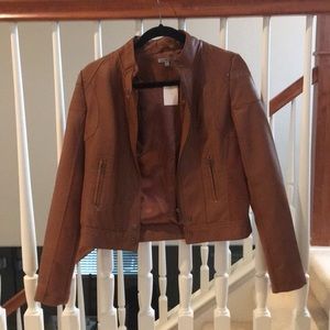 Faux leather jacket